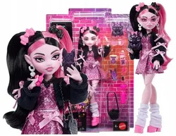 Лялька Дракулаура з серії Monster High + Чудовий кажан-домашній улюбленець JHK29