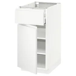 IKEA METOD / MAXIMERA(894.668.92) шафа stj szu / двер, білий / Voxtorp матовий білий