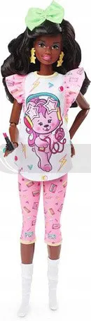 Лялька Барбі Ревінг у стилі 80-х: Піжамна вечірка HJX19