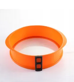 ФОРМА СИЛІКОНОВА КРУГЛА форма для торта,силікон 26 см.Форма для торта зі скляним дном.Скло можна мити в посудомийній машині.