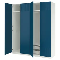 IKEA PAX / FYRUDDEN(095.817.11) Комбінація гардеробу, білий/синій