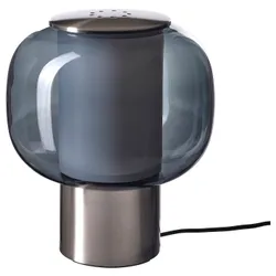 IKEA HÖGVIND(705.682.11) настільна лампа, Niklono/Grey Glass