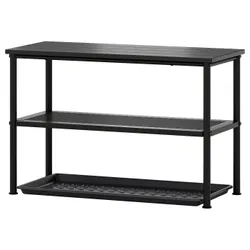 IKEA NIPÅSEN / BAGGMUCK(696.180.09) Меблі залу, набір 2 шт., Чорний/сірий