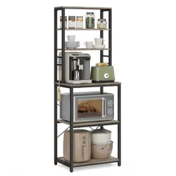 Сірий кухонний оберт 6 рівнів