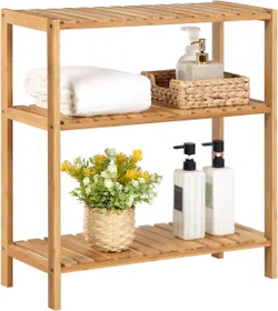 Бохо 66 см бамбукової полиці ванної кімнати
