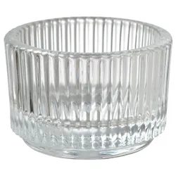 IKEA FINSMAK (004.709.82) Підставка для свічок, прозоре скло