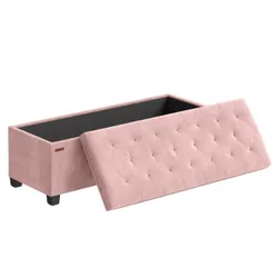 Пуф із пастельною туфлівою лавкою 2 в 1