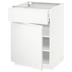 IKEA METOD / MAXIMERA(594.647.00) шафа stj szu / двер, білий / Voxtorp матовий білий