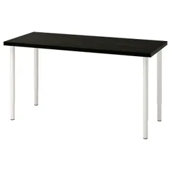 IKEA LAGKAPTEN / OLOV(694.174.83) стіл, Czarnybrąz/білий