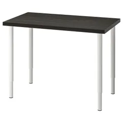 IKEA LINNMON / OLOV(794.163.79) стіл, Czarnybrąz/білий
