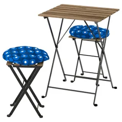 IKEA TÄRNÖ(896.155.14) садовий стіл і 2 табурети