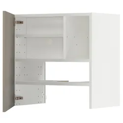IKEA METOD(295.053.49) шафа з витяжкою та полицею/дверями, білий/Stensund бежевий