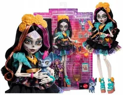 Лялька MONSTER HIGH СКЕЛІТА КАЛАВЕРАС + собака Канделіта JHK34