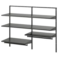 IKEA BOAXEL(495.489.70) Комбінація гардеробу, антрацит