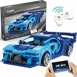 Автомобільний конструктор Cada Blue Race Car 325 шт Автомобіль з дистанційним керуванням Іграшкова машина