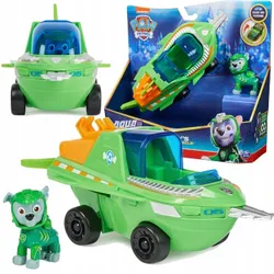 НАБІР PAW PATROL AQUA PUPS АВТОМОБІЛЬ РИБНА ПИЛА + КАМ'ЯНА ФІГУРКА «ПІДВОДНЕ МОРСЬКЕ»
