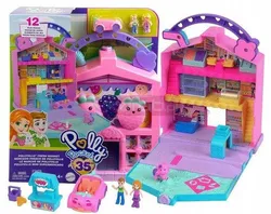 Набір для ляльок POLLY POCKET "ФЕРМЕРСЬКИЙ РИНОК" з машинкою, 2 ляльки, 45 шт.