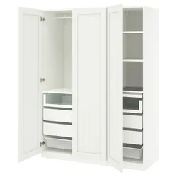 IKEA PAX / GULLABERG(595.635.64) Комбінація гардеробу, білий/білий