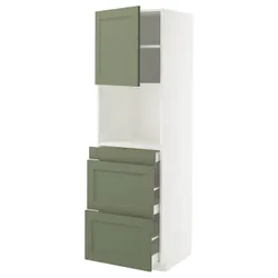 IKEA METOD / MAXIMERA(495.176.43) SZA до Micr Dors Dozw/3SZU, Biały/axstad gria -green
