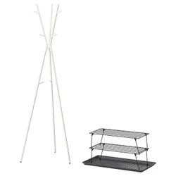 IKEA GREJIG / EKRAR(395.278.31) Меблі залу, набір 4 ПК, білий/сірий