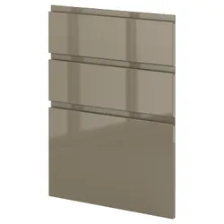 IKEA METOD(095.770.78) 3 фронти для посудомийної машини, Voxtorp Dark -Brown Gloss