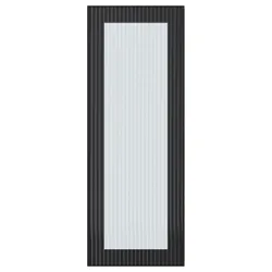 IKEA HEJSTA(105.266.34) скляні двері, антрацит/скло з малюнком