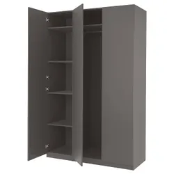 IKEA PAX / FORSAND(794.297.20) комбінований гардероб, темно-сірий/темно-сірий