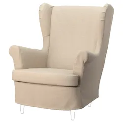 IKEA STRANDMON(305.979.08) Обкладинка для крісла Узак, Бежевий Нагген