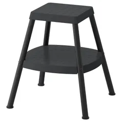 IKEA HADDARP(605.819.44) табурет із сходами, Четверте чорний сірий