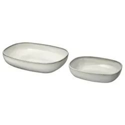 IKEA GLADELIG(805.310.81) жаростійкий посуд, 2 шт., Сірий