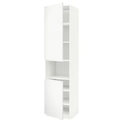 IKEA METOD(994.586.36) шоста висока мікро 2д / пол, білий/Voxtorp матовий білий
