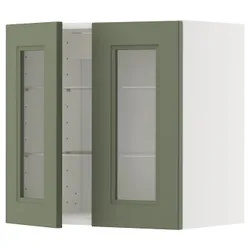 IKEA METOD(795.172.03) Sza wiello/2 gree drz, Biały/axstad gria -green