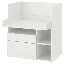 IKEA SMÅSTAD(695.832.17) стіл, Біла біла рама/з 2 ящиками