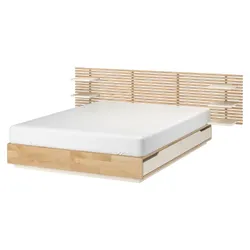 IKEA MANDAL(890.949.48) Каркас ліжка, узголів&#39;я, береза / біла