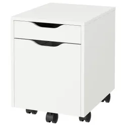 IKEA ALEX(595.826.66) скриня на колесах, білий/чорний
