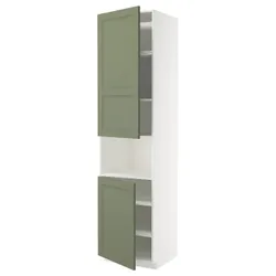 IKEA METOD(495.187.89) Sza st stop 2drz/напів, Biały/axstad gria -green