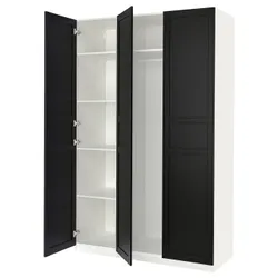 IKEA PAX / FLISBERGET(194.802.74) Комбінація гардеробу, білий/антрацит
