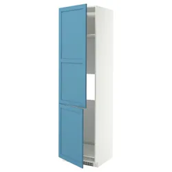 IKEA METOD(696.015.89) Sza wy n lod/zam 2drz, Biały/Lerhyttan Blue
