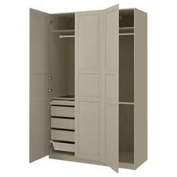 IKEA PAX / TYSSEDAL(296.032.79) Комбінація гардеробу, сірий -рог/сірий