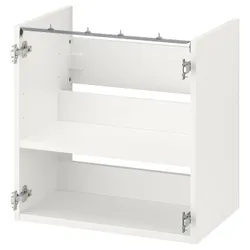 IKEA ENHET(304.404.65) тумба під умивальник з полицею, білий