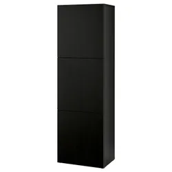 IKEA BESTÅ(794.296.97) шафа з дверима, чорно-коричневий / Lappviken чорно-коричневий