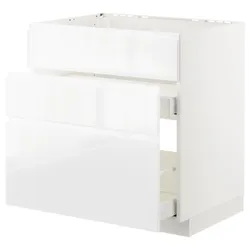 IKEA METOD / MAXIMERA(592.543.11) одна штука від злотих + 3 шт./2 шт, білий / Voxtorp глянцевий / білий