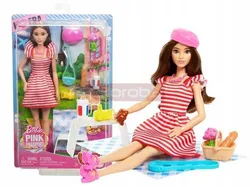 Лялька Барбі Рожевий Паспорт Франція Париж + Аксесуари Ігровий набір HWH99