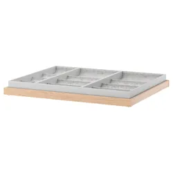 IKEA KOMPLEMENT(792.494.94) висувна полиця зі вставкою, білий морений дуб
