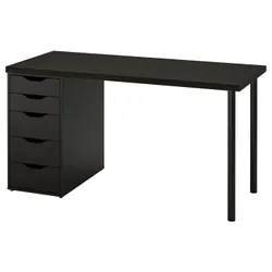 IKEA LAGKAPTEN / ALEX(894.321.71) стіл, Czarnybrą