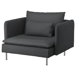 IKEA SÖDERHAMN (694.495.73) Крісло, Фрідтуна темно-сіра