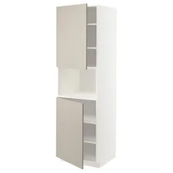 IKEA METOD(594.597.46) шоста висока мікро 2д / пол, білий/Stensund beige