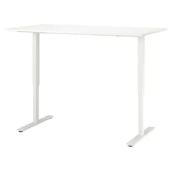 IKEA TROTTEN(794.296.02) письмовий стіл з регулюванням висоти, білий