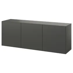 IKEA BESTÅ(995.081.13) комбінація навісної шафи, темно-сірий/Lappviken темно-сірий