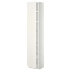 IKEA METOD(994.550.39) висока шафа/полиці, білий/Veddinge білий